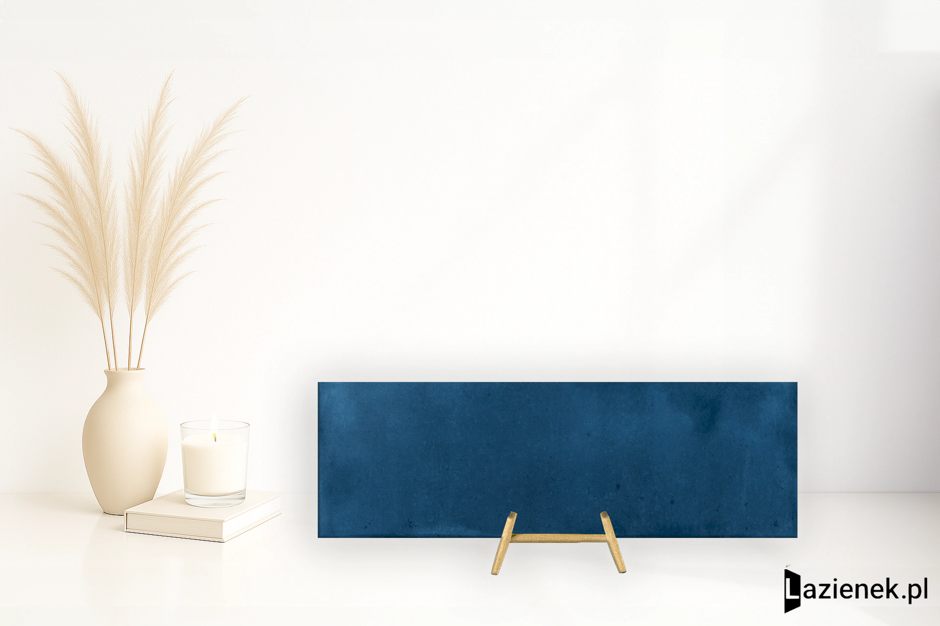 La Fabbrica Ava Small Navy błyszcząca 6.5x20 cm gr. 9 mm - płytka nierektyfikowana / (L)180002
